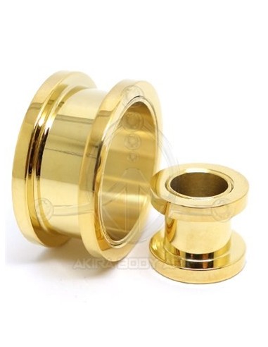 GOLD Steel Threaded Tunnel