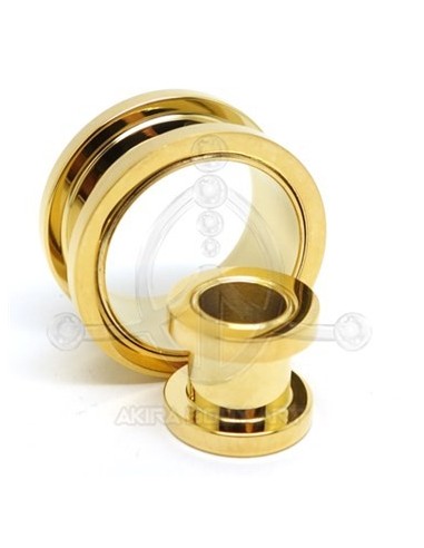GOLD Steel Threaded Tunnel
