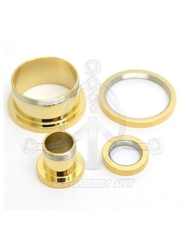 GOLD Steel Threaded Tunnel