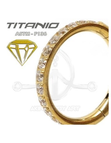 Aro segmentado joyas – ORO