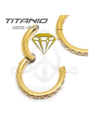 Aro segmentado joyas – ORO