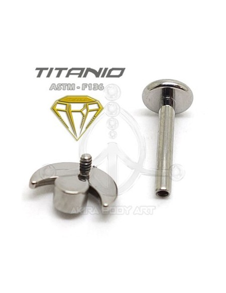 Labret Luna Joya (Titanio Rosca interna)