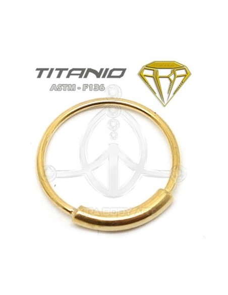 Aro Flexible Titanio Oro