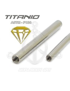Barra de Barbell Titanio. Rosca Interna 2