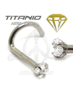 Nostril Joya Titanio
