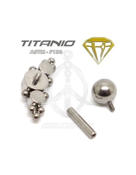 Tragus 3 Ópalos y Bolas