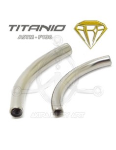 Barra de Banana Titanio. Rosca Interna 2