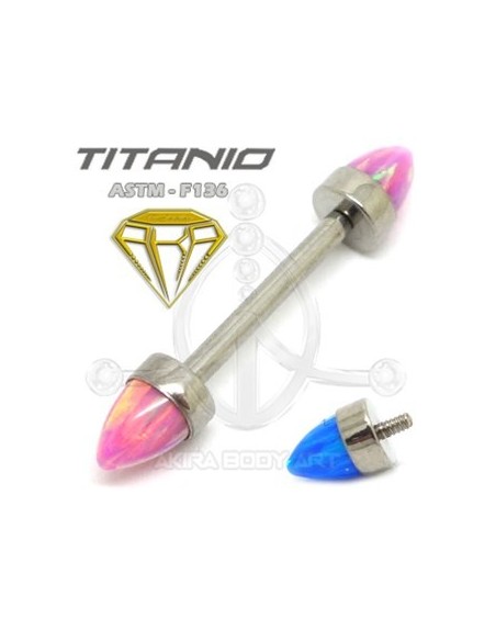 Barbell Ópalos Conos - Varios colores Barbell Ópalos Conos - Varios colores