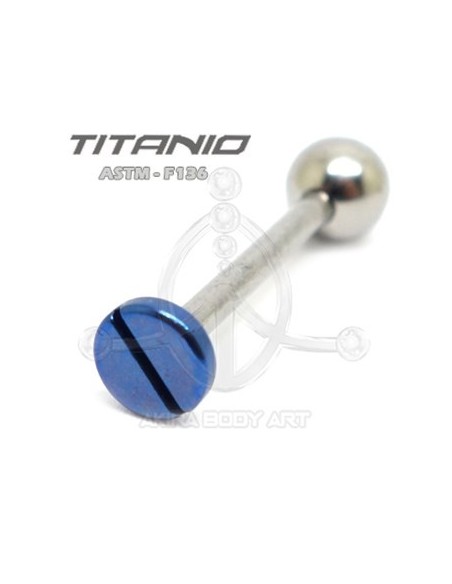 Barbell TORNILLO Azul