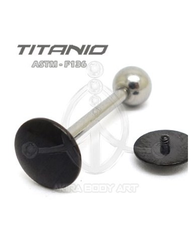 Barbell CHAPA Negra 1.6x16