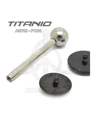 Barbell CHAPA Negra 1.6x16