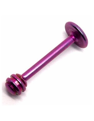 Labret bola muescas