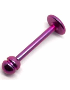 Labret muesca titanio