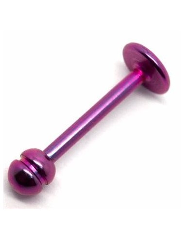 Labret muesca titanio
