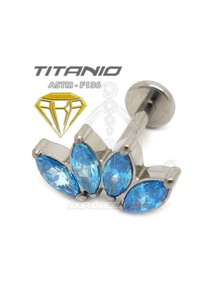Labret PETALOS (Titanio Rosca interna) Labret PETALOS (Titanio Rosca interna)