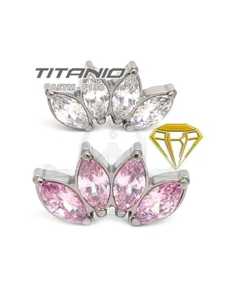 Labret PETALOS (Titanio Rosca interna) Labret PETALOS (Titanio Rosca interna)