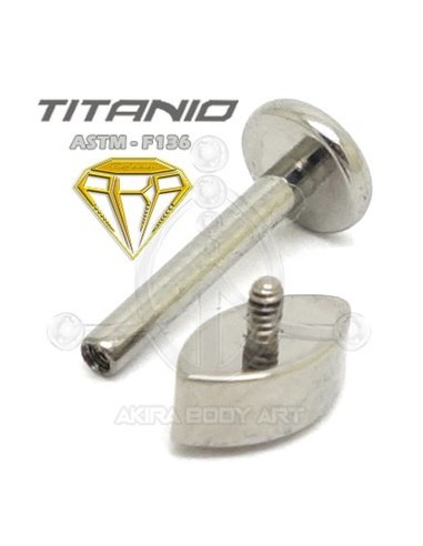 Labret OJO DE CRISTAL - Titanio