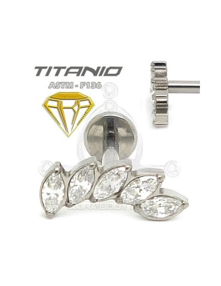Labret PÉTALOS - Titanio Labret PÉTALOS - Titanio