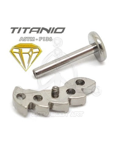 Labret PÉTALOS - Titanio