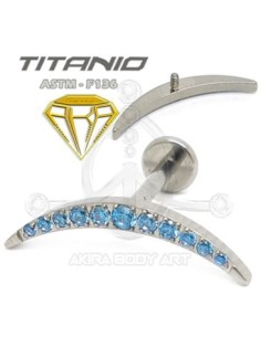Labret LUNA Joyas - Titanio
