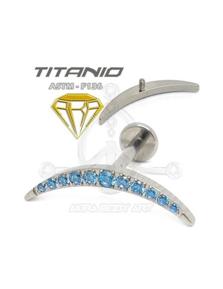 Labret LUNA Joyas - Titanio Labret LUNA Joyas - Titanio