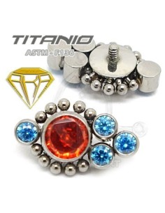 Repuesto JOYAS Colores con Bolas - Titanio