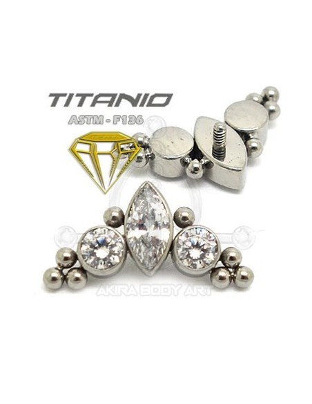Repuesto JOYAS con Bolas - Titanio Repuesto JOYAS con Bolas - Titanio