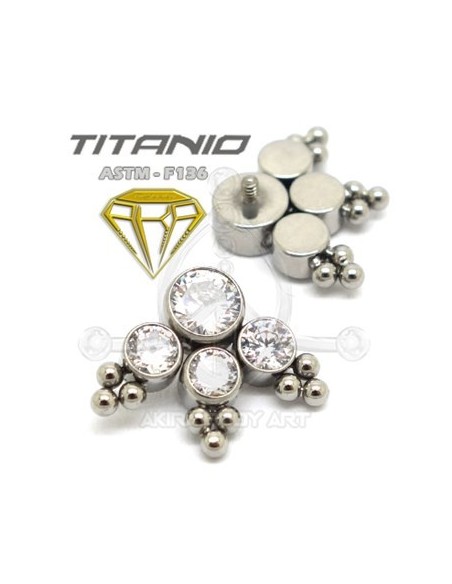 Repuesto 4 JOYAS con Bolas - Titanio