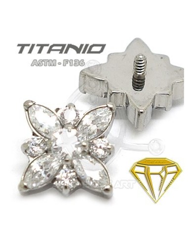 Repuesto FLOR de CRISTAL - Titanio