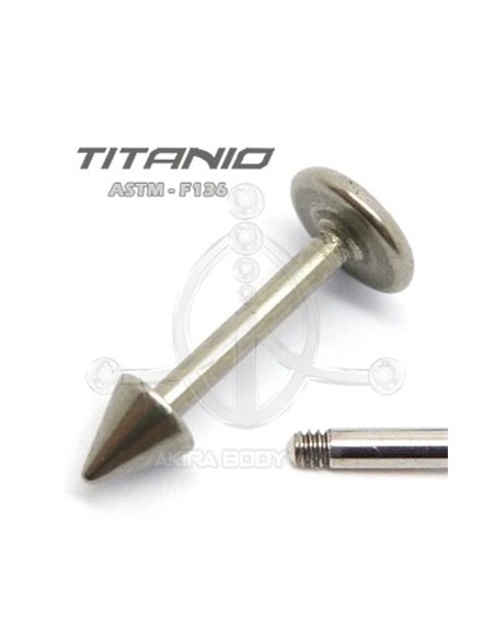 Labret pincho titanio crudo Labret pincho titanio crudo