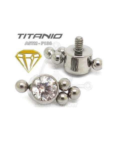 Repuesto JOYA con Bolas - Titanio (2) Repuesto JOYA con Bolas - Titanio (2)
