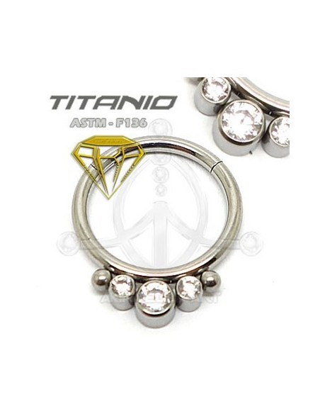 Aro Segm. bolas y joyas - Bisagra