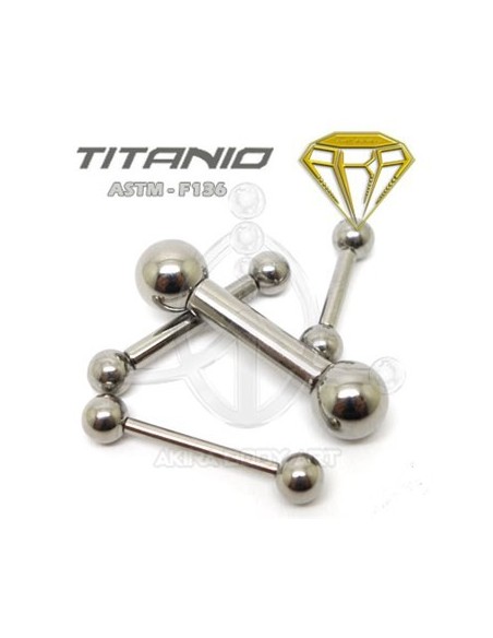 Barbell Titanio. Rosca Interna - GROSOR Barbell Titanio. Rosca Interna - GROSOR