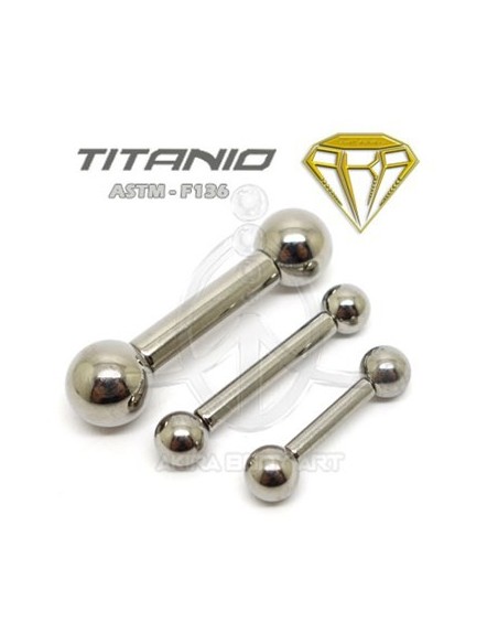 Barbell Titanio. Rosca Interna - GROSOR Barbell Titanio. Rosca Interna - GROSOR