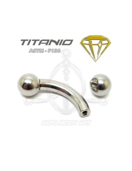 Mini-Banana GROSOR Titanio Mini-Banana GROSOR Titanio