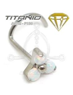 Nostril 3 ÓPALOS Engar. Titanio 2