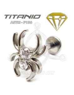 Labret ARAÑA. Rosca Interna