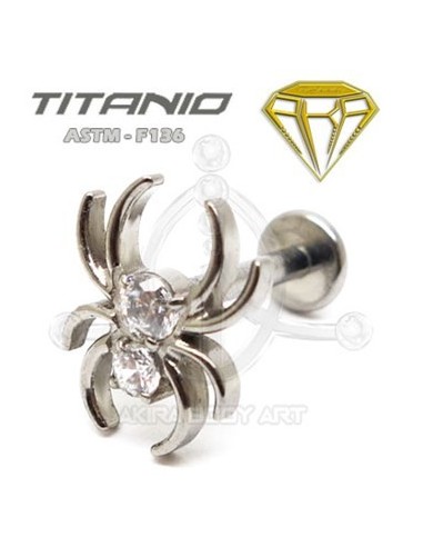 Labret ARAÑA. Rosca Interna