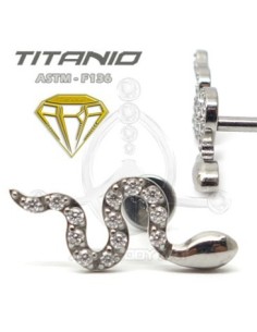 Labret SERPIENTE. Rosca Interna 2