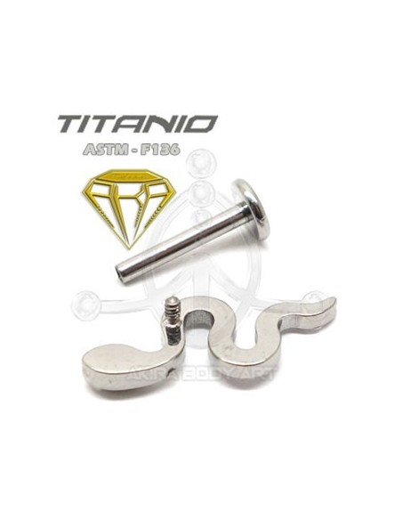 Labret SERPIENTE. Rosca Interna Labret SERPIENTE. Rosca Interna