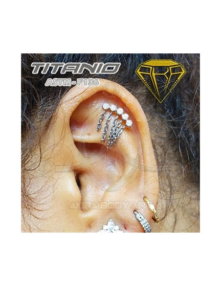 Labret Joyas Curvas - Cortina de Cadenas Labret Joyas Curvas - Cortina de Cadenas