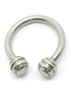 Circular barbel bola forma