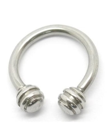 Circular barbel bola forma