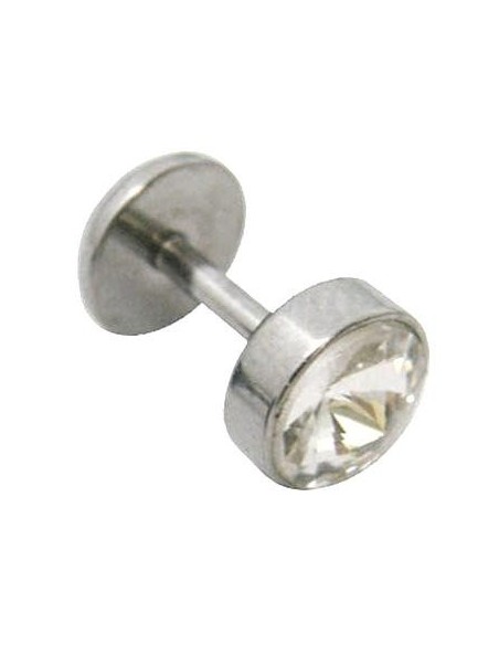 Falso dilatador acero con joya Falso dilatador acero con joya