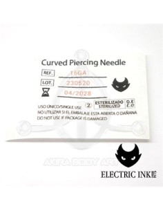 Aguja americana CURVA – Electric Ink 2