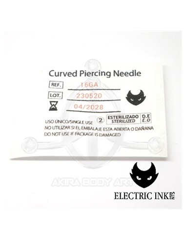 Aguja americana CURVA – Electric Ink