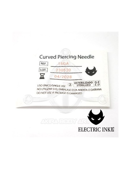 Aguja americana CURVA – Electric Ink Aguja americana CURVA – Electric Ink