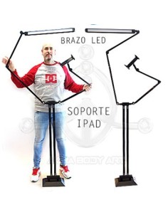 Lámpara Led PARED + Soporte Ipad