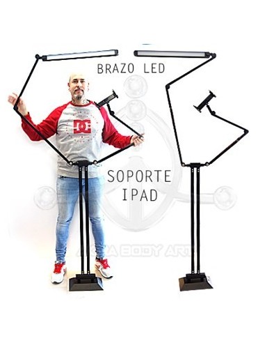 Lámpara Led PARED + Soporte Ipad
