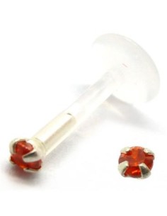Labret Bio-plast joya engarzada pequeña